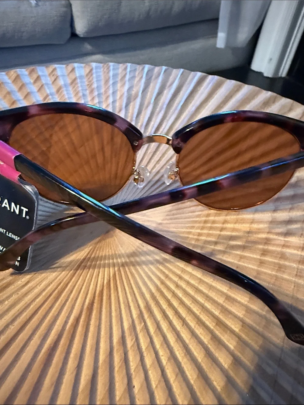 Classic Brown Men’s Sunglasses - Polarized Round Frame